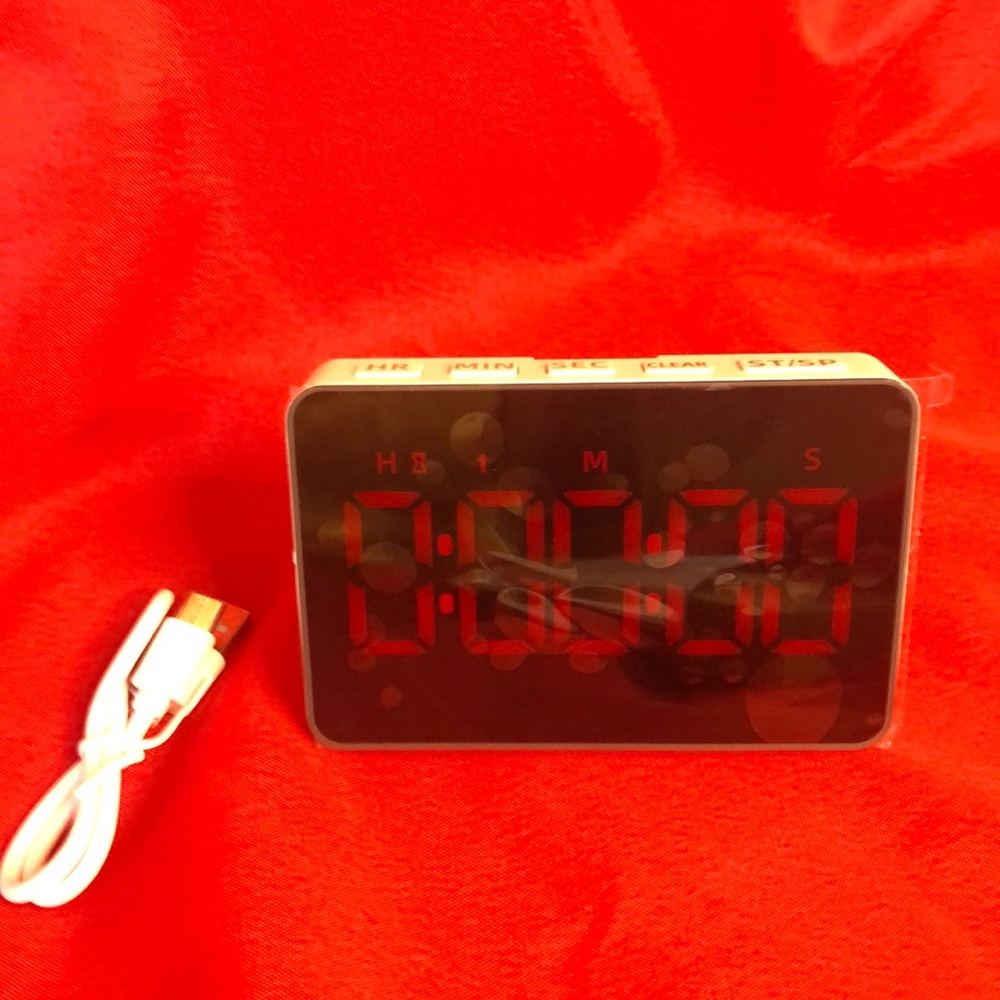 NIB multifunctional LED timer rechargeable classroom timer kitchen timer